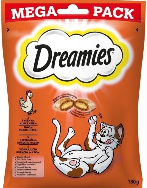 DREAMIES Przysmak Dla Kota Z Kurczakiem 180g Dreamies