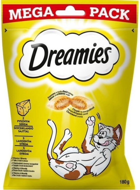DREAMIES Przysmak Dla Kota Z Serem 180g Dreamies