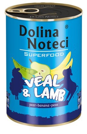 Dolina Noteci Superfood Cielęcina I Jagnięcina 400g Dolina Noteci