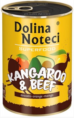 Dolina Noteci Superfood Kangur I Wołowina 400g Dolina Noteci