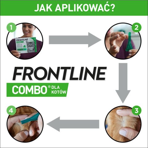FRONTLINE Combo Spot-On Dla Kotów 3x0,5ml Frontline (Boehringer Ingelheim)