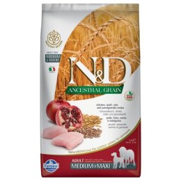 Farmina N&D Ancestral Grain Canine Adult Medium&Maxi Chicken&Pomegranate 12kg Farmina