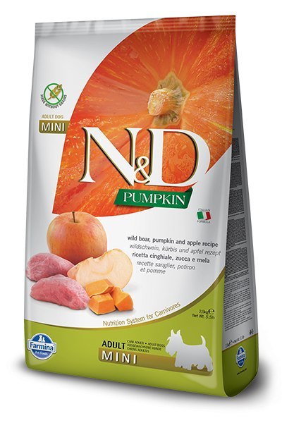Farmina N&D Pumpkin Grain Free Canine Adult Mini Boar&Apple 800g Farmina