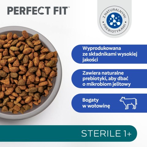 PERFECT FIT Sterile 1+ Z Wołowiną 750g Perfect Fit
