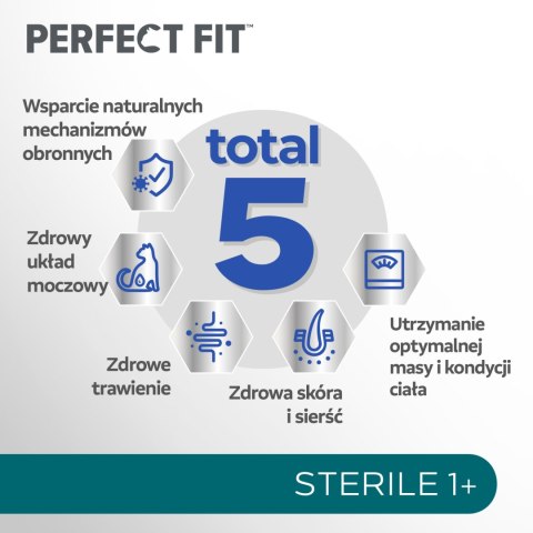 PERFECT FIT Sterile 1+ Z Wołowiną 750g Perfect Fit