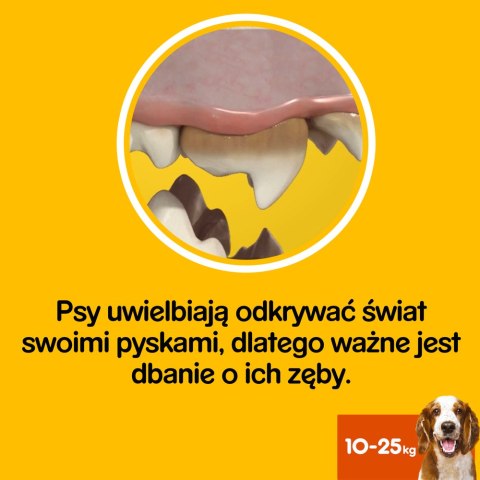 Pedigree DentaStix Przysmak Dentystyczny Dla Psów Od 4 Miesiąca I Wadze 10-25kg 180g Pedigree