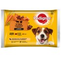 Pedigree Mokra Karma Dla Dorosłych Psów W Sosie (Z Wołowiną I Jagnięciną, Z Indykiem I Marchewką) 4x100g Pedigree