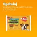 Pedigree Mokra Karma Dla Dorosłych Psów W Sosie (Z Wołowiną I Jagnięciną, Z Indykiem I Marchewką) 4x100g Pedigree