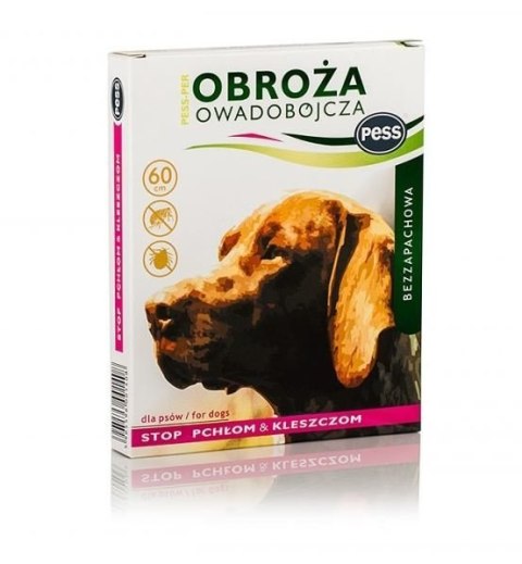 Pess Per Obroża Owadobójcza Dla Psa Bezzapachowa Brązowa 60cm Pess