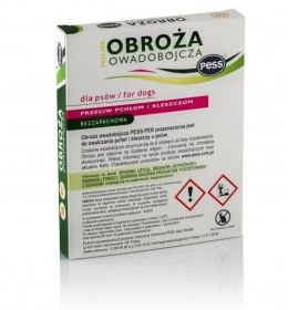 Pess Per Obroża Owadobójcza Dla Psa Bezzapachowa Brązowa 60cm Pess