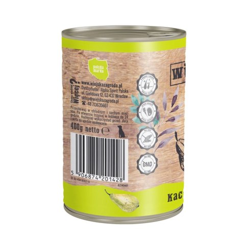 Wiejska Zagroda Kaczka Z Gruszką 400g Wiejska Zagroda