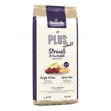 BOSCH Plus Adult Struś & Ziemniaki 12,5kg Bosch