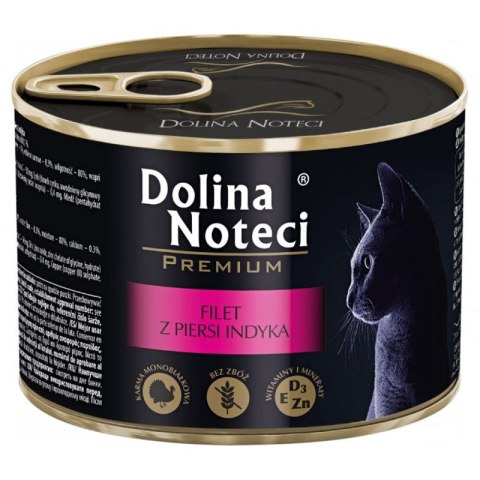 Dolina Noteci Premium Dla Kota Filet Z Piersi Indyka W Sosie 185g Dolina Noteci