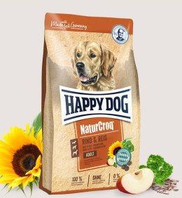 Happy Dog NaturCroq Rind&Rice 15kg Happy Dog