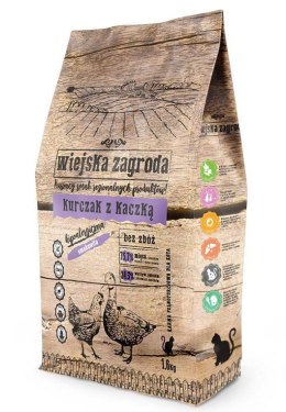 Wiejska Zagroda Dla Kota Kurczak Z Kaczką 1,6kg Wiejska Zagroda