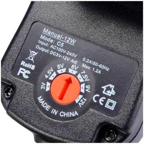 Adapter Zasilacz do Urządzeń Fitness Uniwersalny Jack Solidny MASTER 3-12v