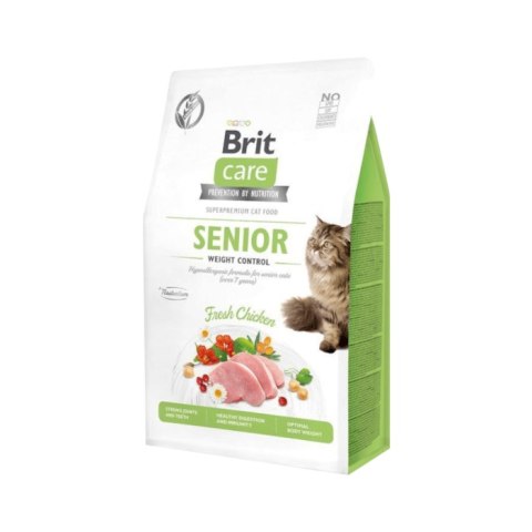 Brit Care Grain-Free Senior Weight Control Z Kurczakiem 7kg Brit