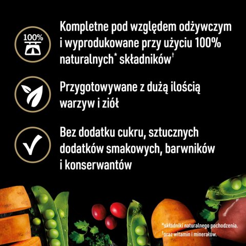 Cesar Natural Goodness Bogata W Kurczaka, Przybrana Batatem, Groszkiem I Żurawiną 400g Cesar