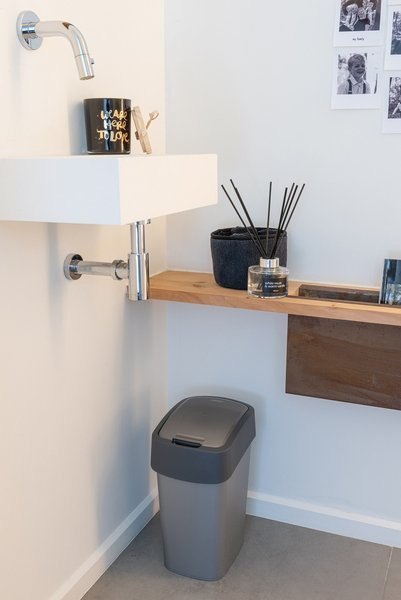 Curver Flip Bin Kosz Na Śmieci Szaro-Grafitowy 10l Curver