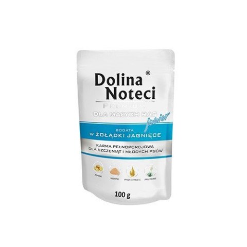 Dolina Noteci Premium Dla Psów Małych Ras Junior Bogata W Żołądki Jagnięce 100g Dolina Noteci