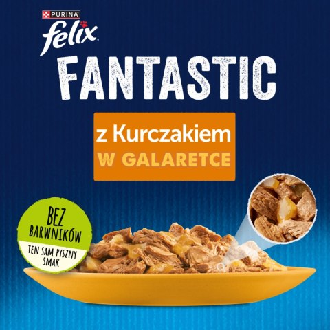 Felix Fantastic Kurczak W Galaretce 85g Felix