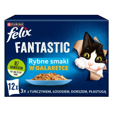 Felix Fantastic Rybne Smaki W Galaretce 12x85g Felix
