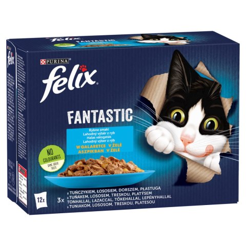 Felix Fantastic Rybne Smaki W Galaretce 12x85g Felix
