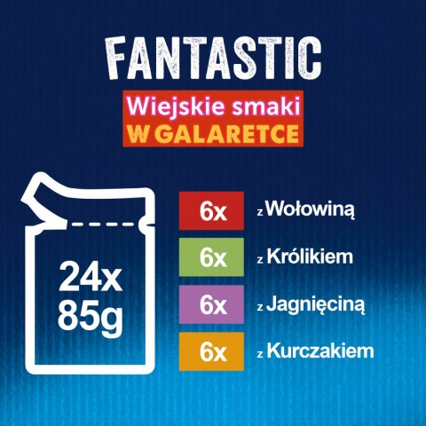 Felix Fantastic Wiejskie Smaki W Galaretce 24x85g Felix