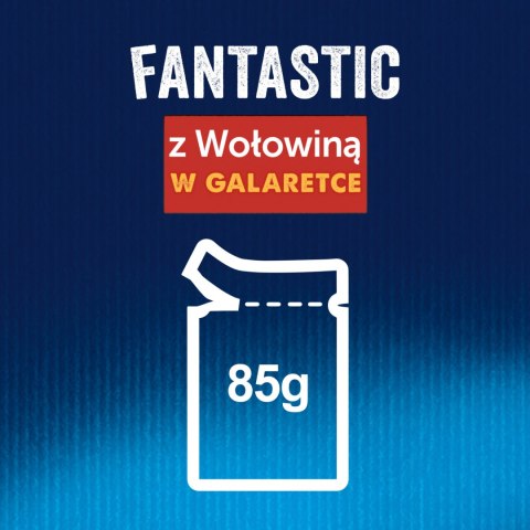 Felix Fantastic Wołowina W Galaretce 85g Felix