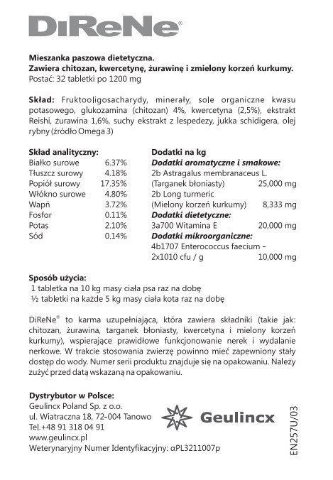 Wsparcie dla nerek Geulincx Direne 32szt Geulincx