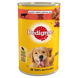 Pedigree Mokra Karma Dla Dorosłych Psów Z Wołowiną W Galaretce 1200g Pedigree