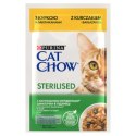 Purina Cat Chow Sterilised Karma Z Kurczakiem I Bakłażanem W Sosie 85g Purina Cat Chow