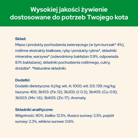 Purina Cat Chow Sterilised Karma Z Kurczakiem I Bakłażanem W Sosie 85g Purina Cat Chow
