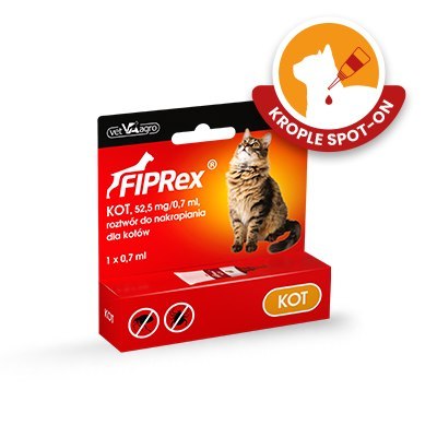 Vet-Agro Fiprex Dla Kota 0,7ml Vet-Agro