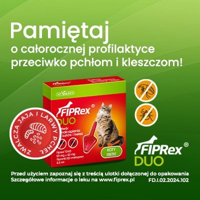 Vet-Agro Fiprex Duo Kot, Fretka 0,5ml Vet-Agro