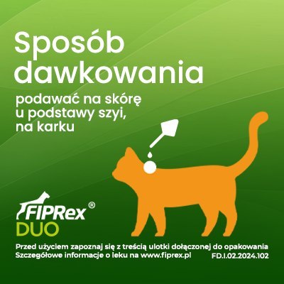 Vet-Agro Fiprex Duo Kot, Fretka 0,5ml Vet-Agro