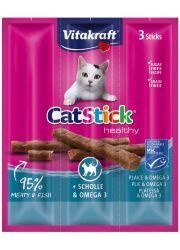 Vitakraft Cat Stick Mini Kabanosy Z Flądrą 3x18g Vitakraft