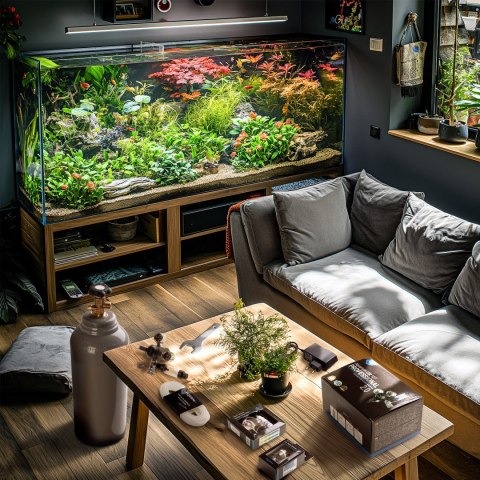Aquario Professional 2.0 - zestaw CO2 z elektrozaworem + butla 8l Aquario