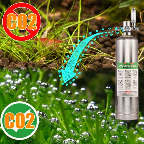 Green Bubbles CO2 Generator - zestaw CO2 z elektrozaworem Aquario
