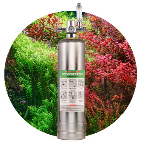 Green Bubbles CO2 Generator - zestaw CO2 z elektrozaworem Aquario
