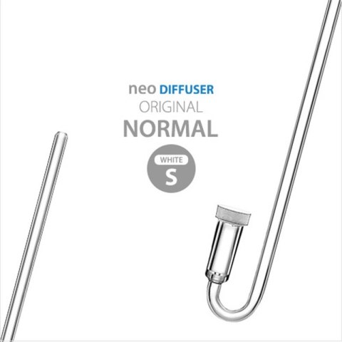 Neo Diffuser Original S CO2 + Clip White - dyfuzor CO2 + kolanko do akwarium 12mm