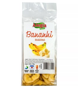 ALEGIA Przysmak Banany Suszone 50g ALEGIA