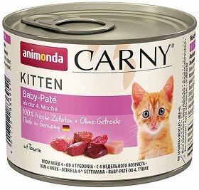 Animonda Cat Carny Kitten Baby Pate 200g Animonda