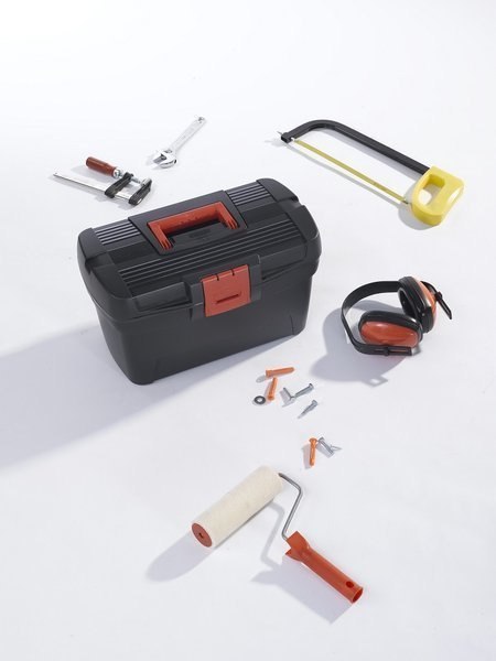 Curver Herobox Basic Skrzynka Narzędziowa Czerwono-Czarna 16" Curver