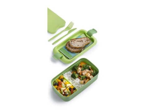 Curver Lunch&Go Pojemnik Ze Sztućcami Niebieski Curver