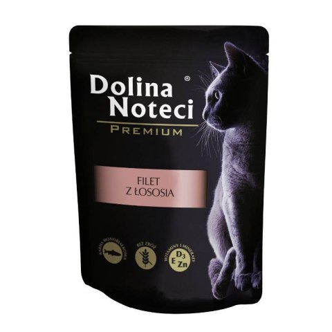 Dolina Noteci Premium Dla Kota Filet Z Łososia W Sosie 85g Dolina Noteci