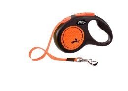 Flexi Smycz New Classic M Taśma 5m Do 25kg Orange Neon Flexi