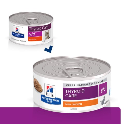 Hill's PD Prescription Diet Feline y/d 156g Hills