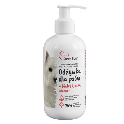 OVER ZOO Odżywka Dla Psa Do Białej I Jasnej Sierści 240ml Over Zoo