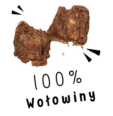 Paka Zwierzaka Chunkies 100% Wołowina 80g Paka Zwierzaka